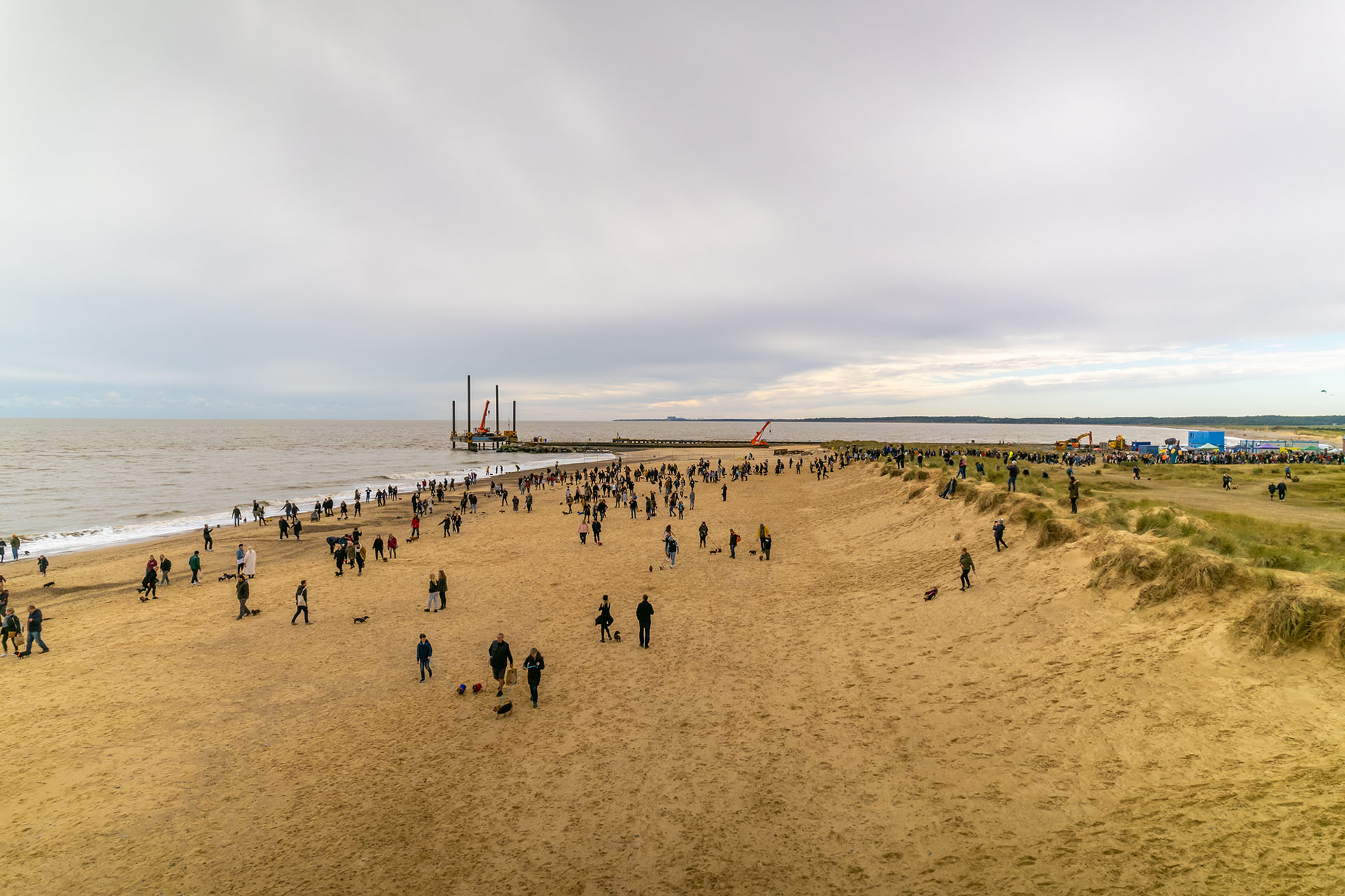 SOUTHWOLD SAUSAGE WALK 2021 ⋆ Harrier Aerial Photography